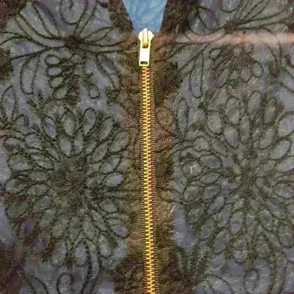 Black Lace Overlay Dress - Picture 4 of 8